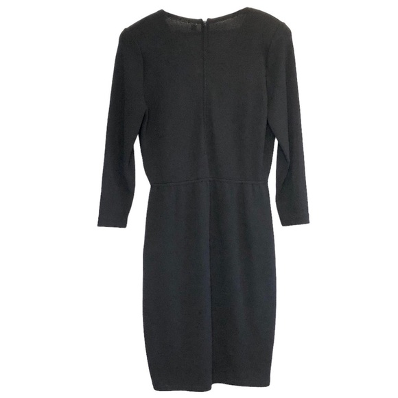 Vintage St. John Dress, Black, Size 10 - Picture 2 of 10